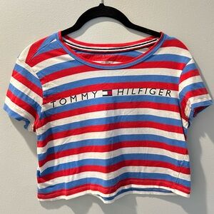 Tommy Hilfiger Women’s Small Striped Crop Top